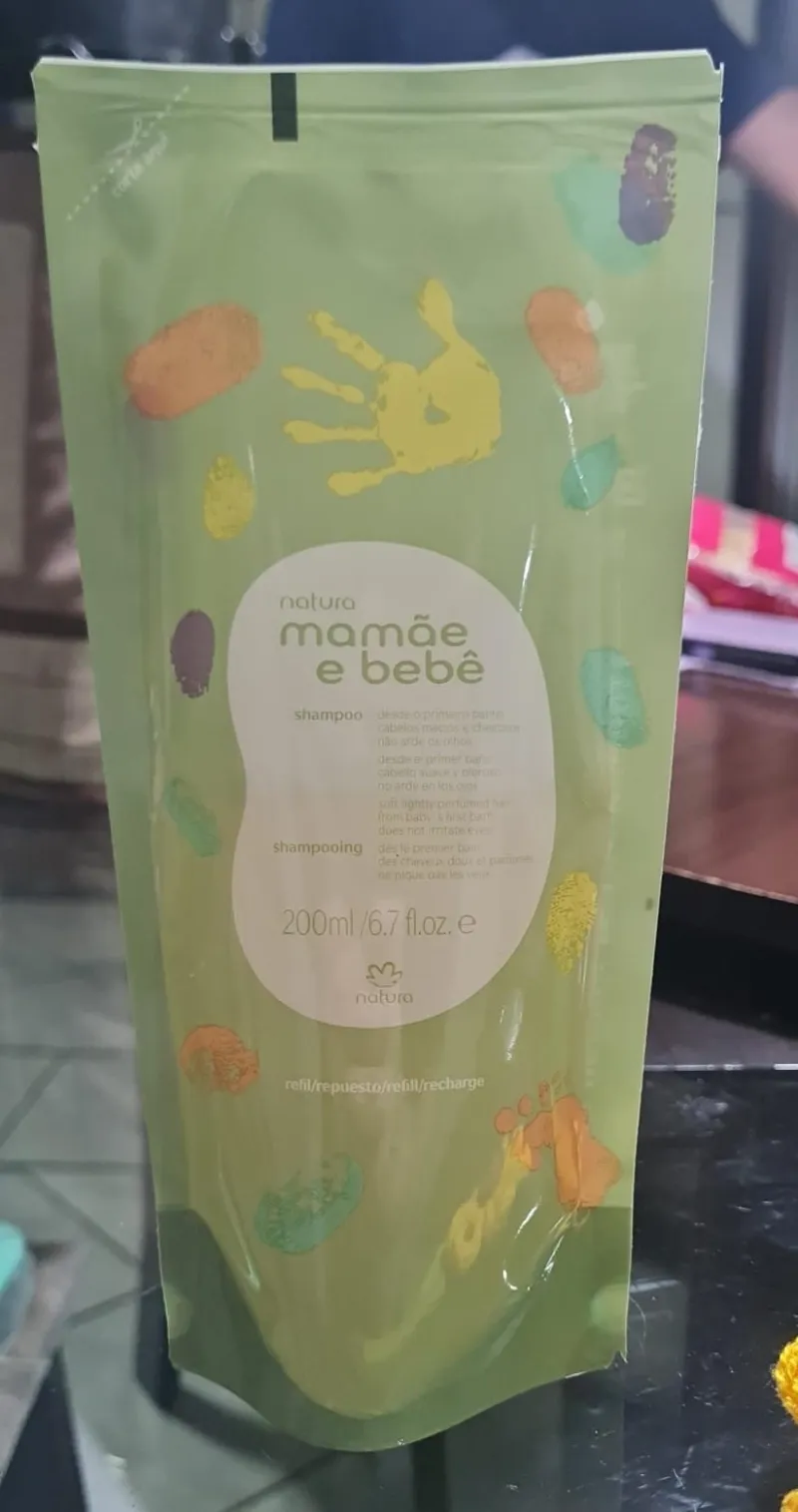 Refil Shampoo Mamãe e Bebê.